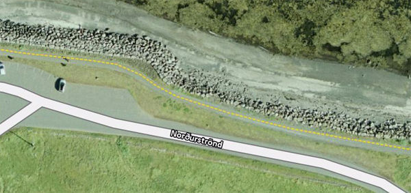 Sjóvarnargarðar - Snoppa Sjóvarnargarðar - Snoppa