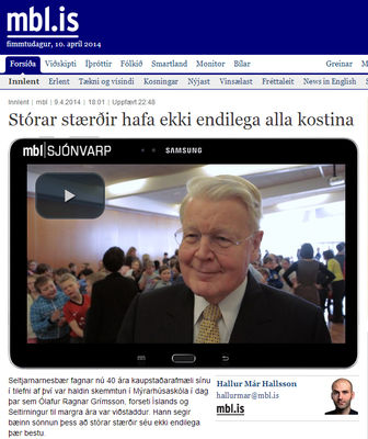 Viðtal við Ólaf Ragnar Grímsson