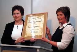 Margrét tekur við útnefningunni