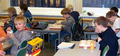 Nemendur í Mýrarhúsaskóla