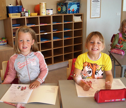 Grunnskólabörn í stærðfræði