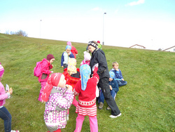 Leikskólabörn heimsækja bæjarstjóra