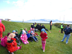 Leikskólabörn heimsækja bæjarstjóra Leikskólabörn heimsækja bæjarstjóra