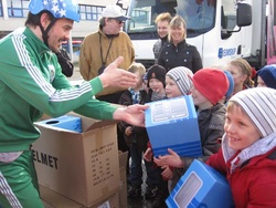 Afhending hjólreiðahjálma