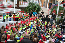 Leikskólabörn á Eiðistorgi