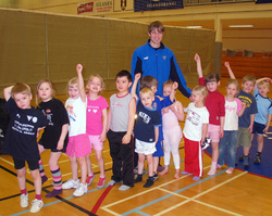 Þátttakendur í íþróttaskóla Gróttu