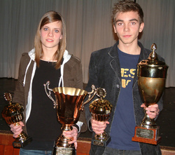 Eva Hannesdóttir og Kári Steinn Karlsson