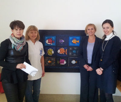 Jóhanna Guðbjörnsdóttir, Maqrgrét Thorlacius, Soffía Karlsdóttir og Aleksandra Babik Jóhanna Guðbjörnsdóttir, Maqrgrét Thorlacius, Soffía Karlsdóttir og Aleksandra Babik