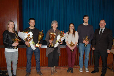Hildur S. Aðalsteinsdóttir, Aron Lee Du Teitsson, Dagný Þórfinnsdóttir, Arndís María Erlingsdóttir, Árni B Árnason og Lárus B Lárusso
