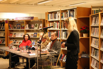 Aujður Jonsdóttir, Jón Kalman, Sigurður Pálsson og Þórdís Gísladóttir Aujður Jonsdóttir, Jón Kalman, Sigurður Pálsson og Þórdís Gísladóttir