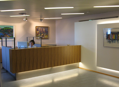 Afgreiðsla bæjarskrifstofu Seltjarnarness