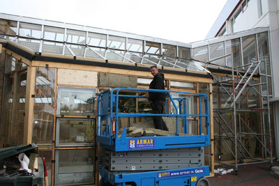 Viðgerðir á Eiðistorgi