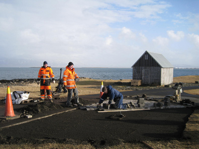 Upplýsingastandur við Norðurströnd