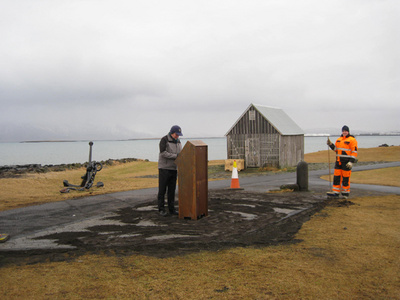 Upplýsingastandur við Norðurströnd