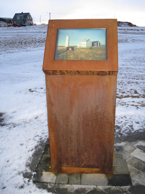 Upplýsingastandur við Norðurströnd