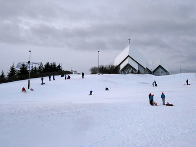 Plútóbrekkan að vetri Plútóbrekkan að vetri