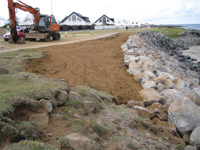 Sjóvarnargarður við Norðurströnd Sjóvarnargarður við Norðurströnd