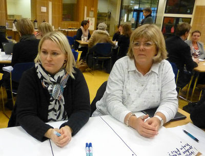 Svala Baldursdóttir og Helga Kristín Gunnarsdóttir