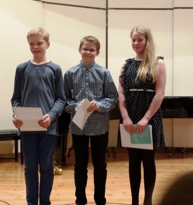 Gunnar Bergmann Sigmarsson, Kári Rögnvaldsson og Sigurlaug Brynjúlfsdóttir