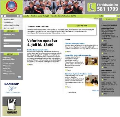 vimulaus-aeska Forsíða heimasíðu Vímulausrar æsku