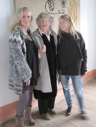 Kristín Gunnlaugsdóttir, Guðrún Ásmundsdóttir og Margrét Jónsdóttir