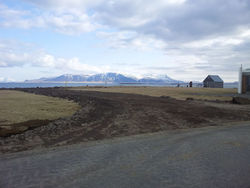 Undirbúningur að borholu