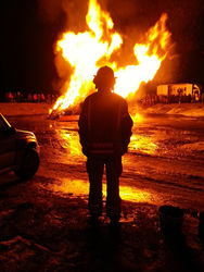 Áramótabrenna 2013