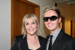 17. júní 2009 - Guðrún Gunnarsdóttir og Friðrik Ómar