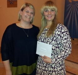 Edda Björk Andradóttir og Vilborg Arna Gissuradóttir