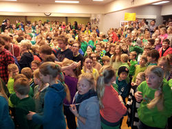 Grænfáni afhentur Grunnskóla Seltjarnarness