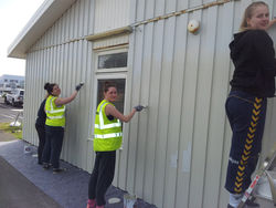 Viðhaldsframkvæmdir við Sólbrekku