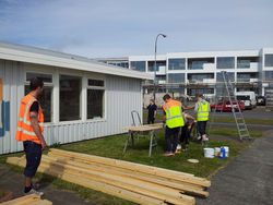 Viðhaldsframkvæmdir við Sólbrekku Viðhaldsframkvæmdir við Sólbrekku