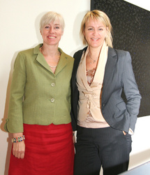 Ásgerður Halldórsdóttir og Hanna Birna Kristjánsdóttir