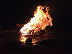 Áramótabrenna 2013