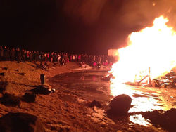 Áramótabrenna 2013