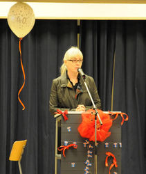 Fjörutíu ára afmæli Valhúsaskóla - Ásgerður Halldórdsóttir