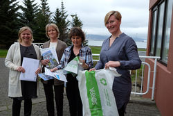 Alda Gunarsd´ðottir, Gyða Jónsdóttir, Ingibjörg Ölvisdóttir og Gyða Björnsdóttir