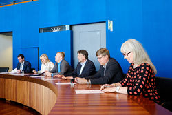 Við undirritun samkomulags um ferðaþjónustu fyrir fatlað fól