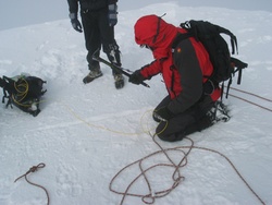 Ljósleiðari lagður á Hvannadalshnjúk