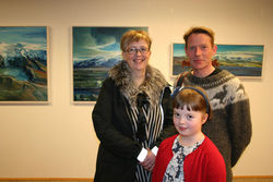 Njáluslóðir Þórhildar Jónsdóttur í Eiðisskeri - gestir