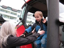 Heimsókn leikskólabarna til bæjarstjóra