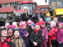 Heimsókn leikskólabarna til bæjarstjóra