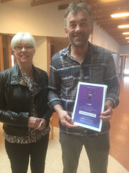 Ásgerður Halldórsdóttir og Kári Einarsson