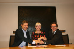 Bjarni Benediktsson, Ásgerður Halldórsdóttir og Kristján Þór Júlíusson