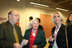 Ánægðir gestir við setningu Menningarhátíðar