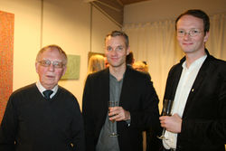 Ánægðir gestir við setningu Menningarhátíðar