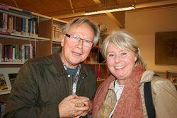 Ánægðir gestir við setningu Menningarhátíðar