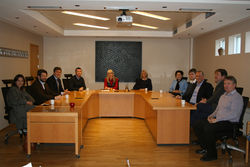 Bæjarstjórn og þingmenn kjördæmisins