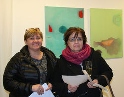 Við opnun á sýningunni Draumkennd rými 2013