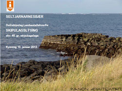 Kynning á íbúafundi 2013